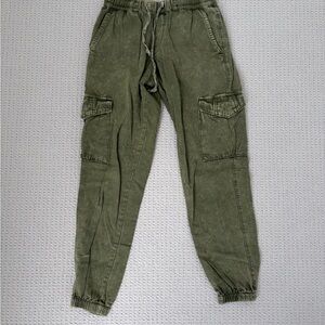 BDG Sage Green Cargo Jogger Pants